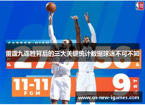 雷霆九连胜背后的三大关键统计数据球迷不可不知